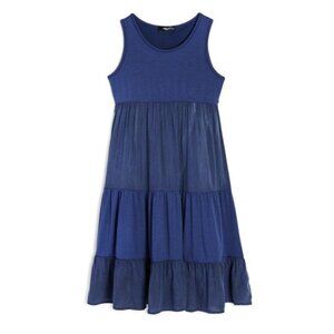 Aqua Girls Tiered sleeveless dress big kid 100% exclusive size M